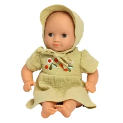 Djeco Poppen Jurk met Mutsje