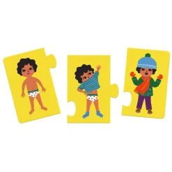 Djeco Puzzel Ik Kleed me Aan - 10st.