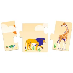 Djeco Puzzel Savannedieren - 10st.