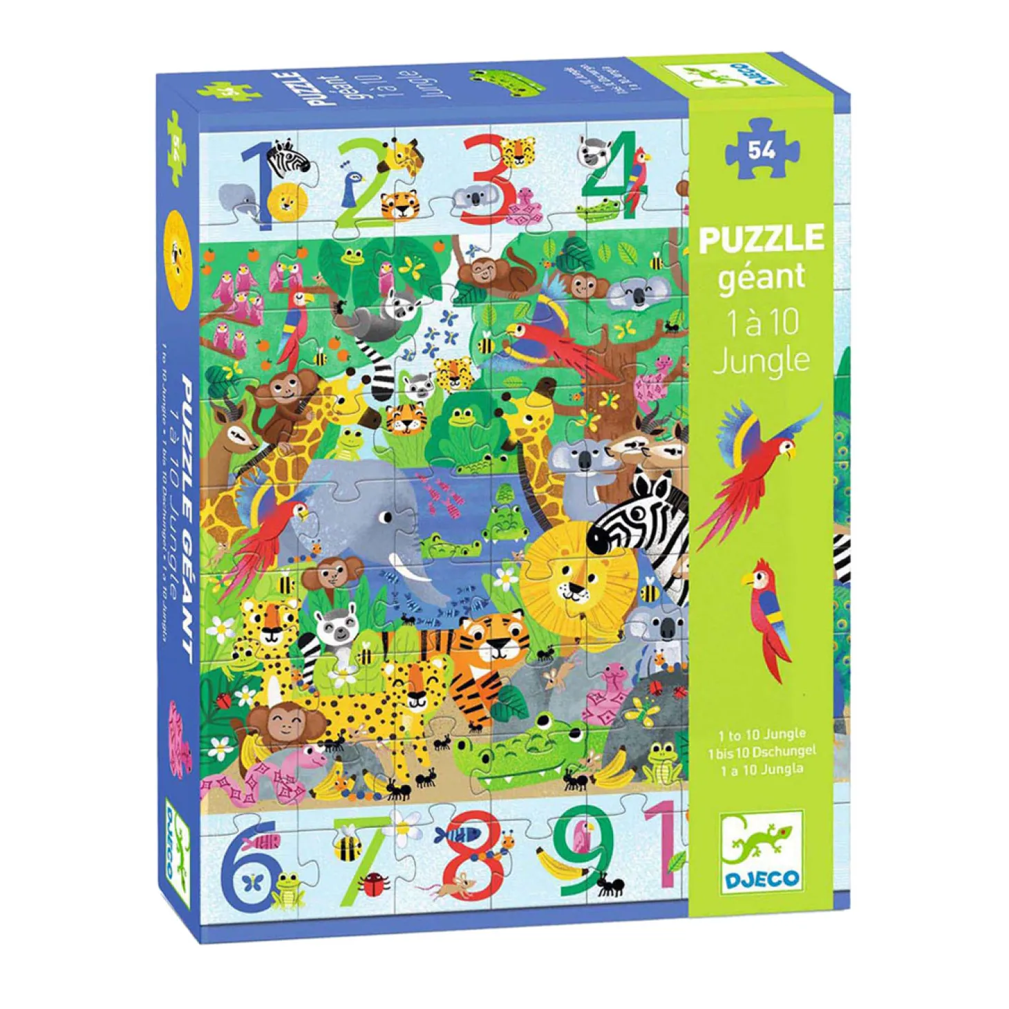 Djeco Reuzenlegpuzzel Jungle - 54st.