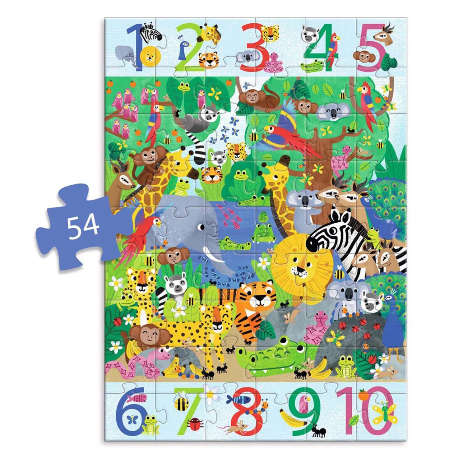 Djeco Reuzenlegpuzzel Jungle - 54st.