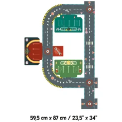 Djeco Stadcircuit Vloerpuzzel, 24st.