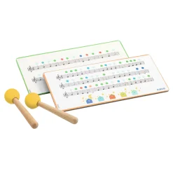 Djeco Stalen Trommel met 8 Muzieknoten