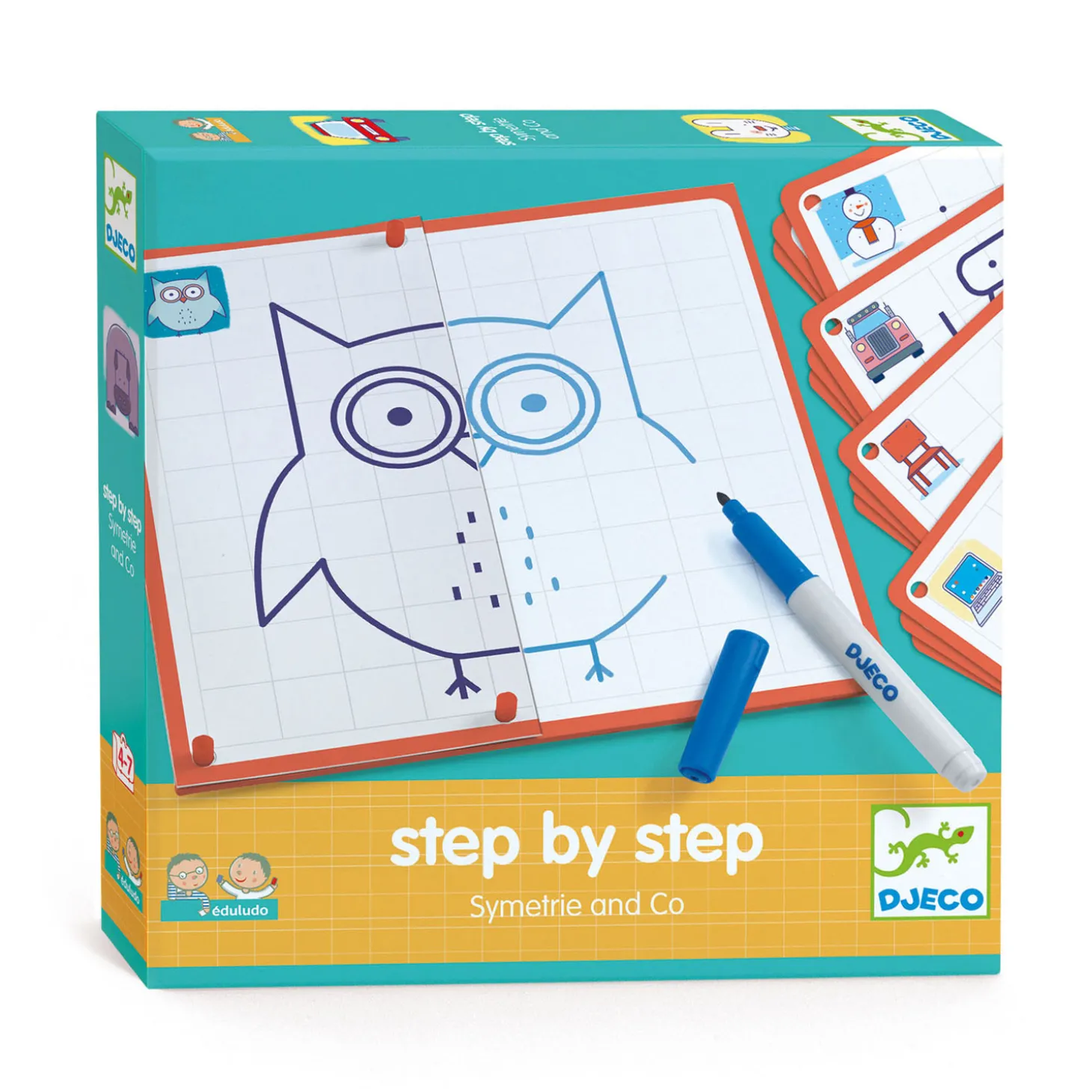 Djeco Stap voor Stap Tekenen - Symmetrie