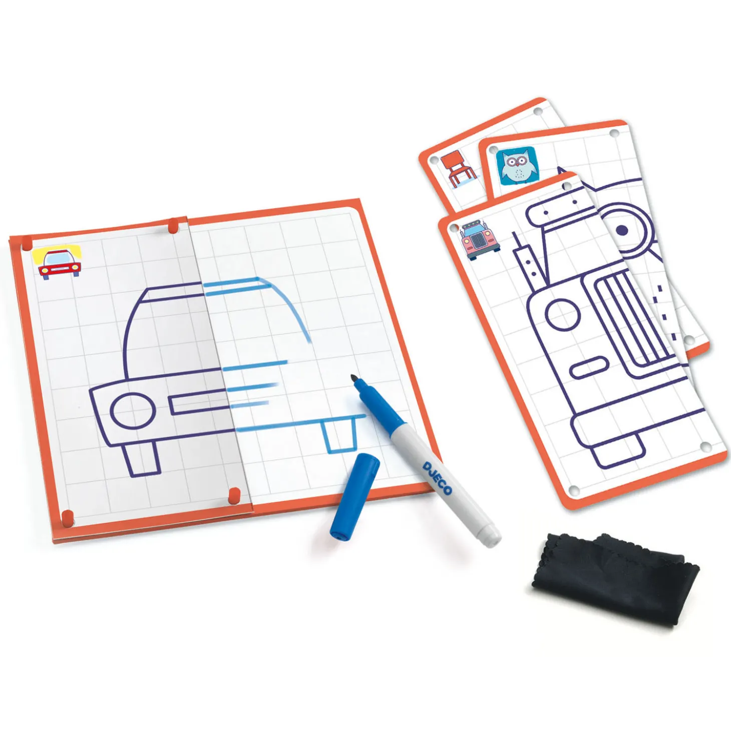 Djeco Stap voor Stap Tekenen - Symmetrie