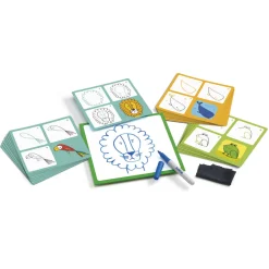 Djeco Stap voor Stap Tekenen Dieren - Oranje