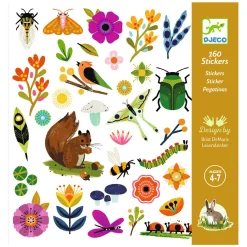 Djeco Stickers Tuin - 160 Stickers