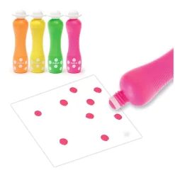 Djeco Stippeltjesstiften met Fluorescerend effect - 4dlg.