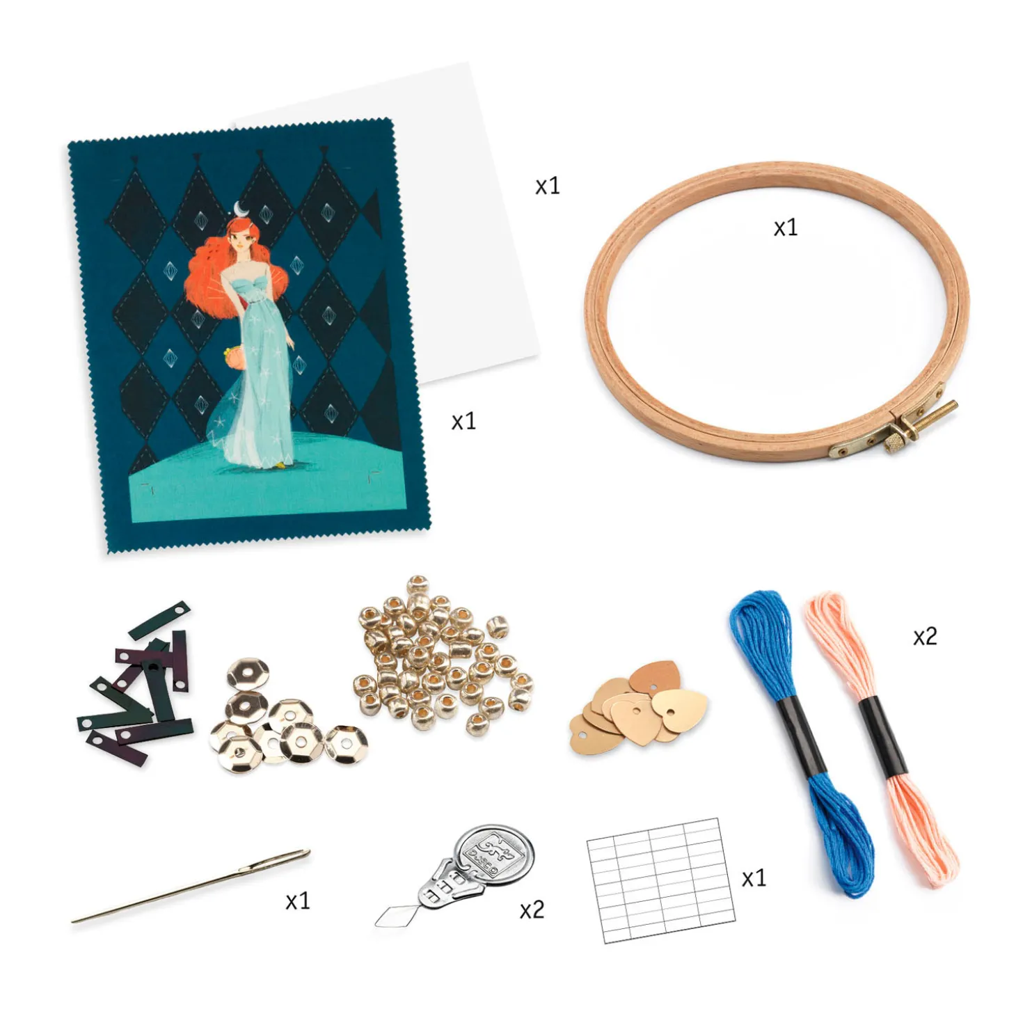 Djeco Stoffen Cocktailjurken Versieren