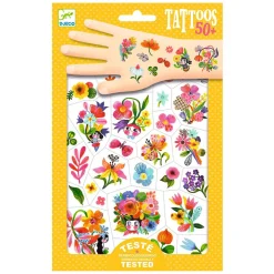 Djeco Tattoos - Aquarel Bloemen