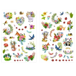 Djeco Tattoos - Fleurige Dieren