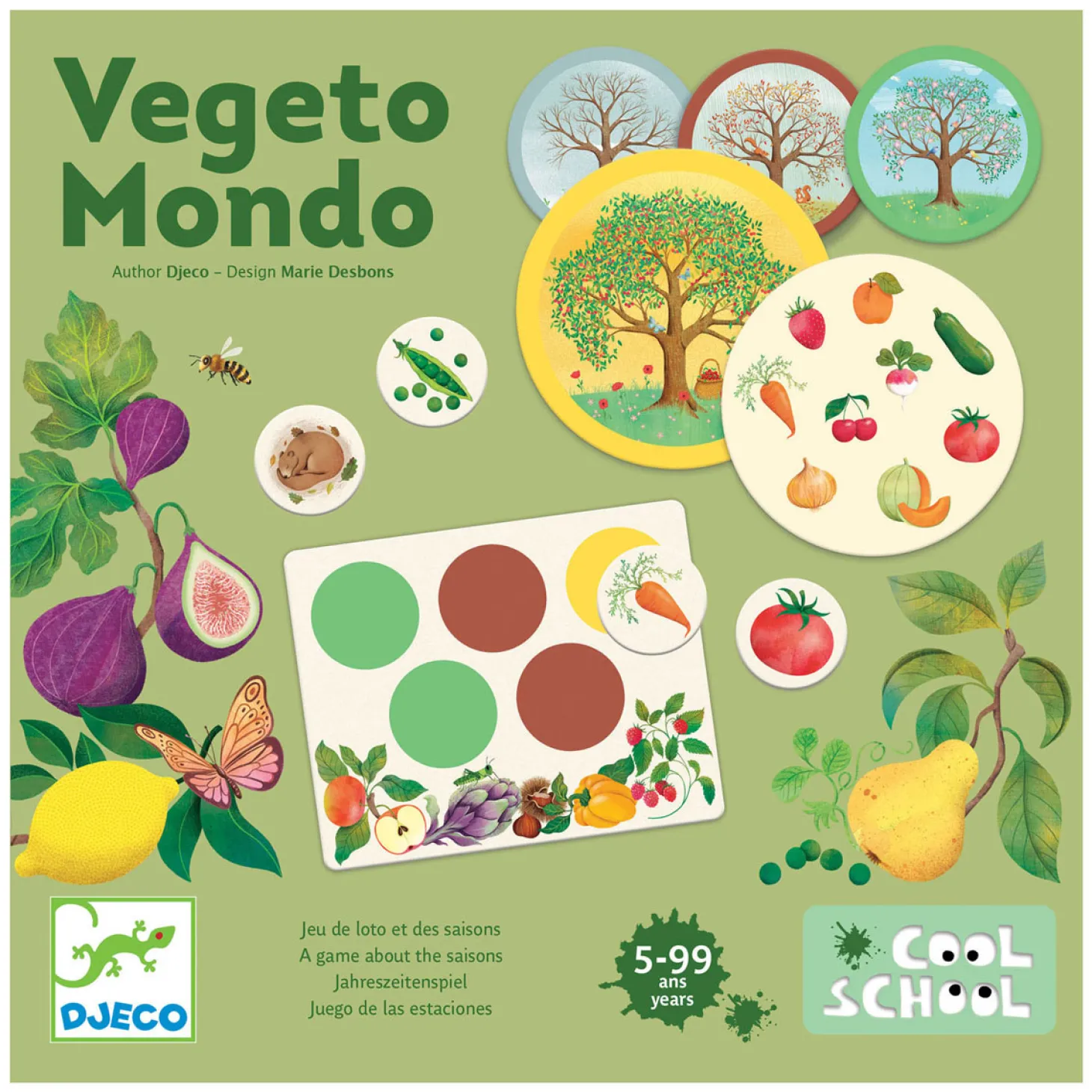 Djeco Vegeto Mondo Seizoenen Spel