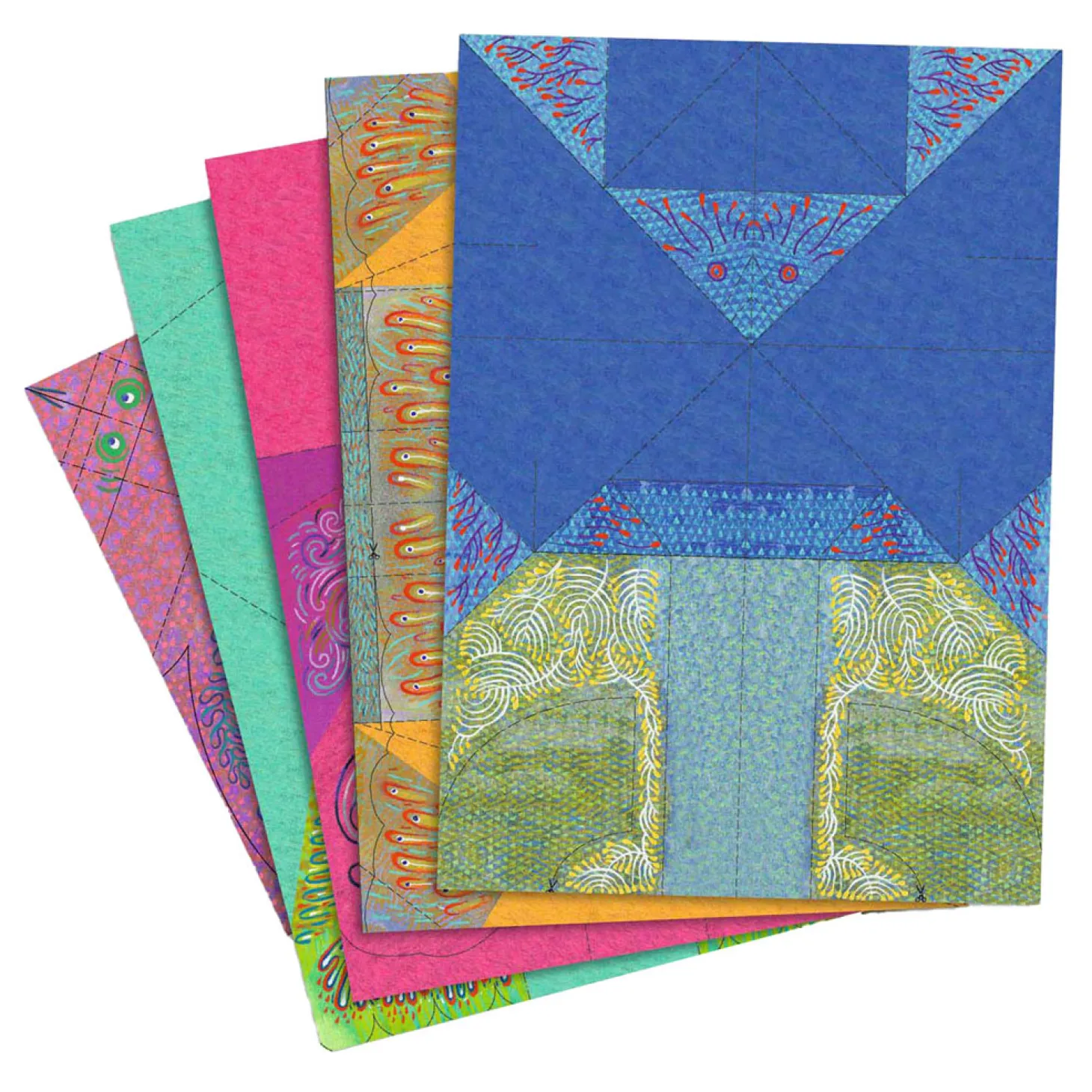 Djeco Vogels Vouwen - 5 Patronen