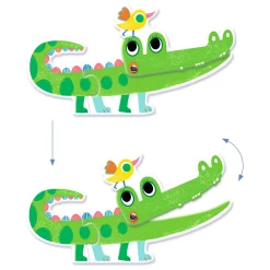 Djeco Wilde Dieren Duo Puzzel, 6 puzzels