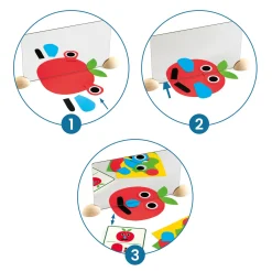 Djeco Ze Mirror Spel - Gezichten