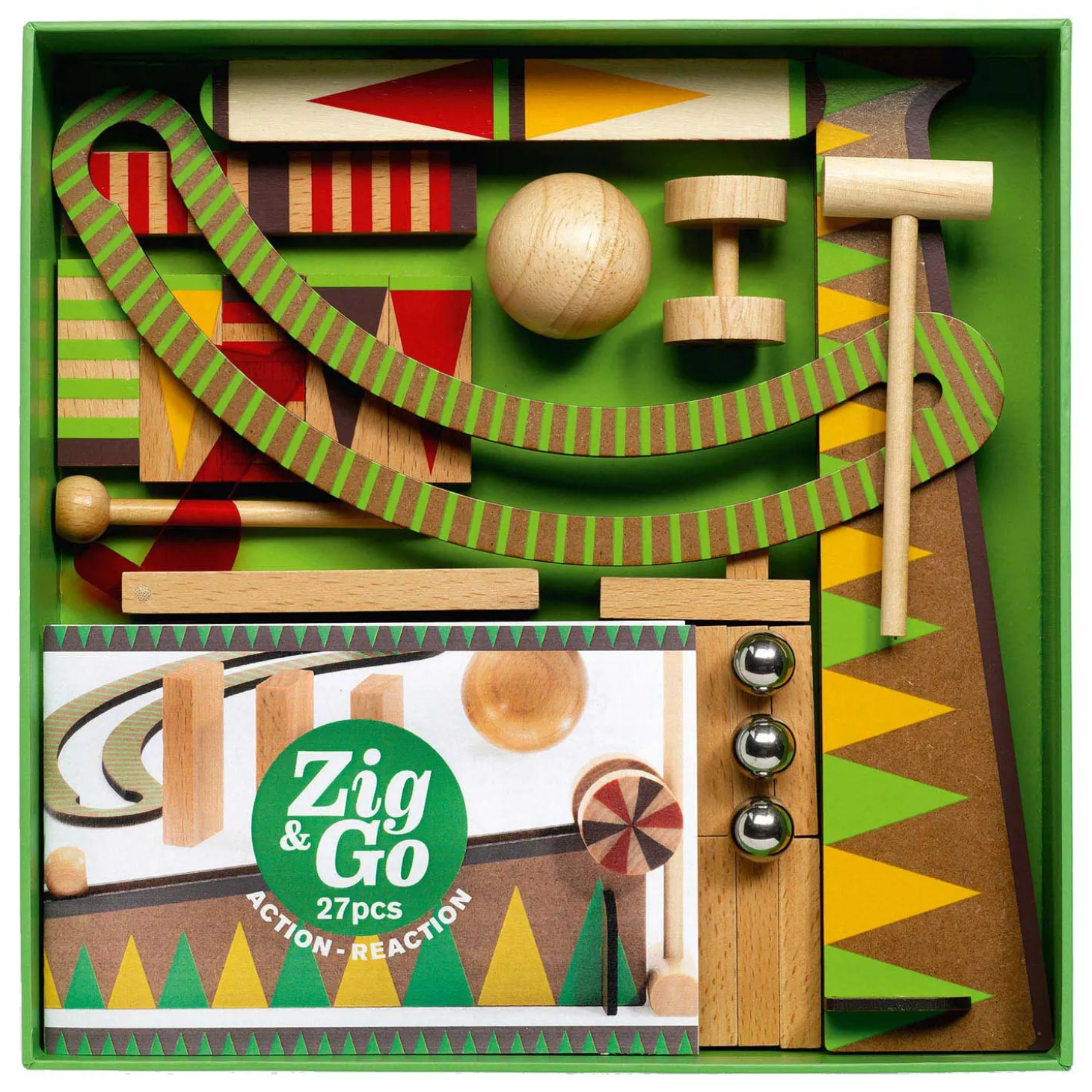 Djeco Zig & Go Action Reaction Baan, 27dlg.