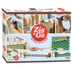 Djeco Zig & Go Action Reaction Baan, 48dlg.