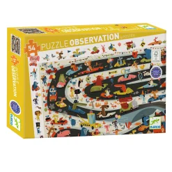 Djeco Zoekpuzzel Autosport - 54st.
