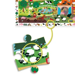Djeco Zoekpuzzel Boerderij, 35st.