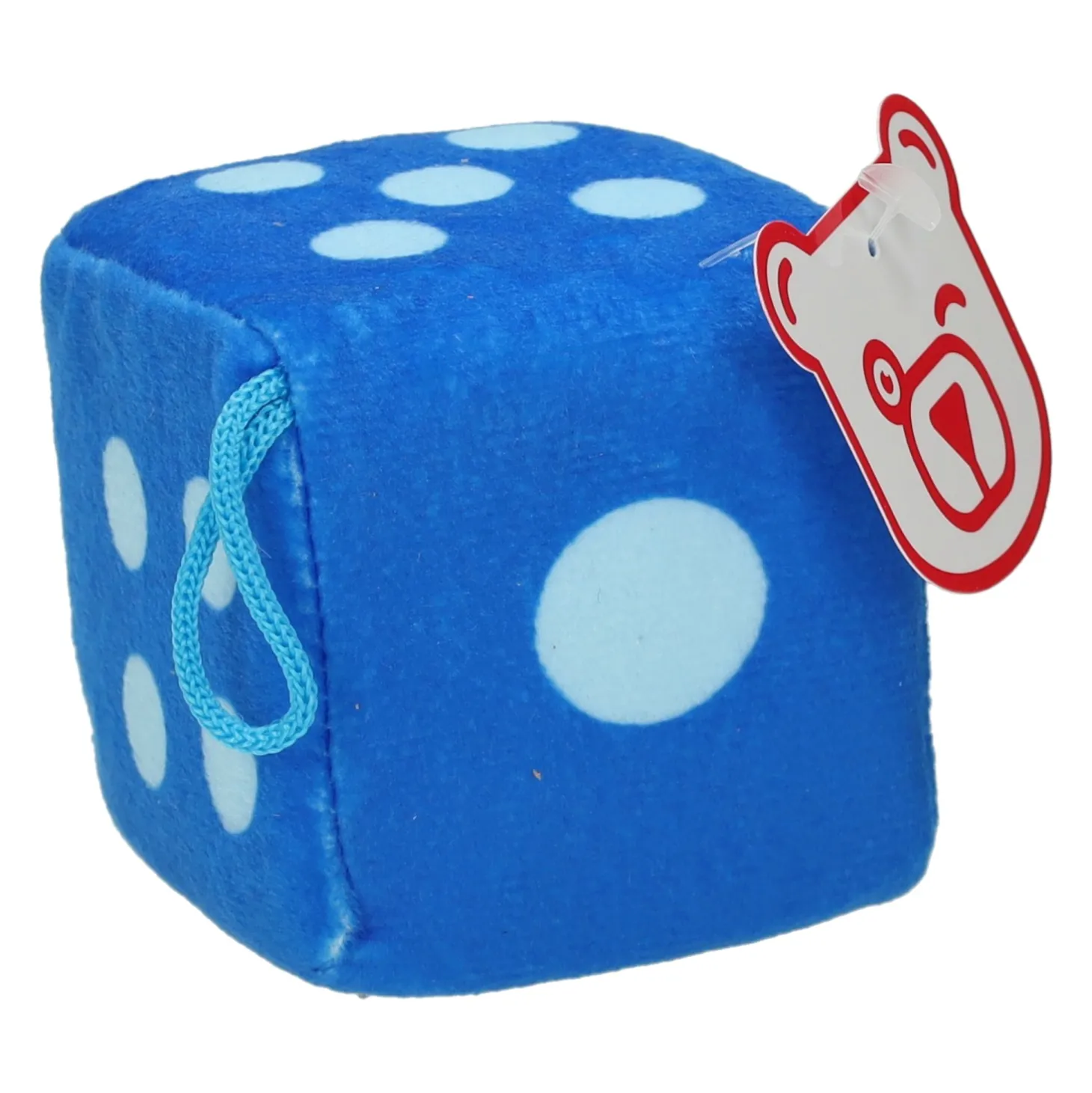 Dobbelsteen Pluche, 7cm