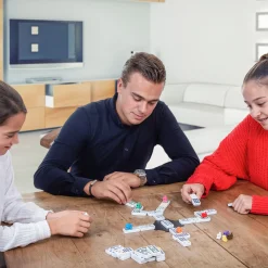 Domino Mexican Train in Houten Koffer