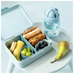 Done by Deer Broodtrommel met Vakken - Blauw