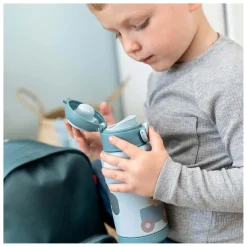 Done by Deer Geïsoleerde Drinkfles Tiny Farm - Blauw