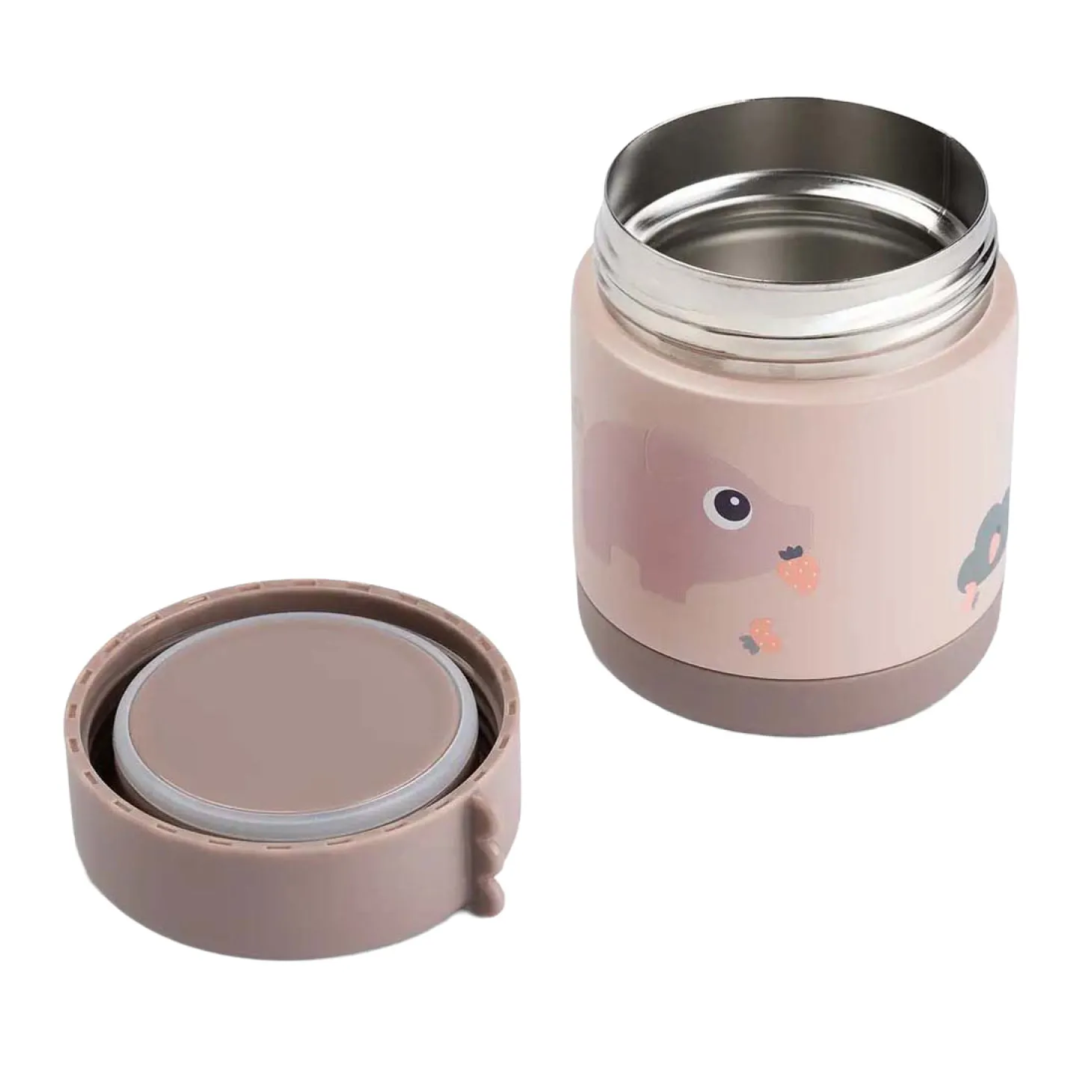 Done by Deer Geïsoleerde Voedselbakje Tiny Farm - Roze