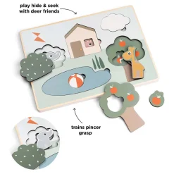 Done by Deer Houten Laagjespuzzel, 10st.