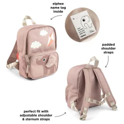 Done by Deer Kinderrugzak Elphee Roze 4 L