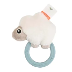 Done by Deer Sensorische Rammelaar met Bijtring Schaapje