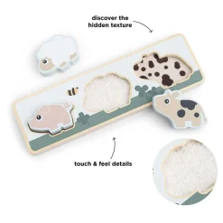 Done by Deer Sensorische Puzzel Kleine Boerderij, 3st.