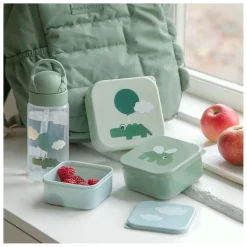 Done by Deer Snackbox Blije Wolken Groen, 3st.