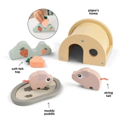 Done by Deer Tiny Farm Houten Speelset Pigee