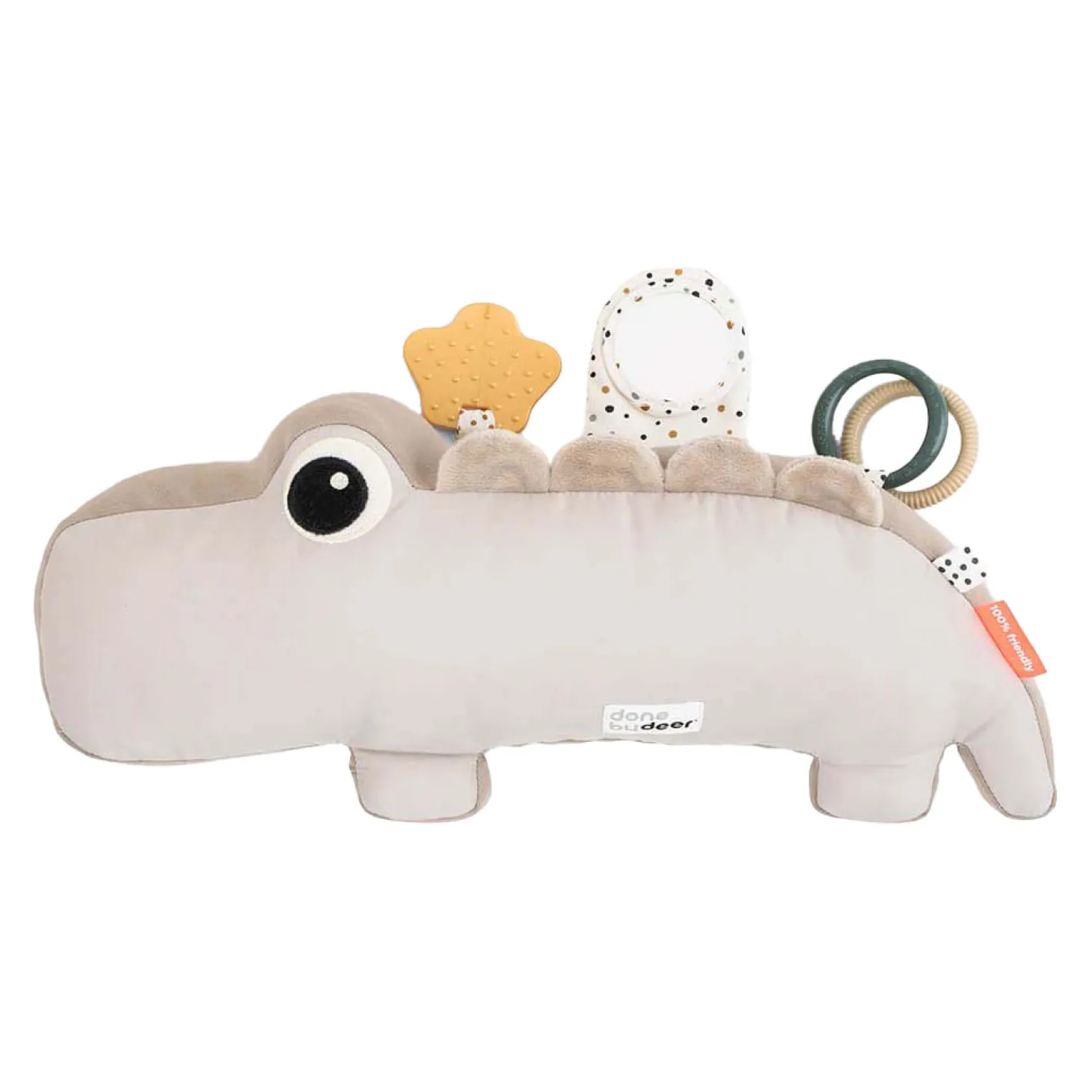 Done by Deer Tummy Time Speeltje Croco Beige