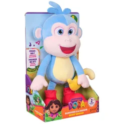 Dora Boots Knuffel met Muziek en Geluid - 33cm