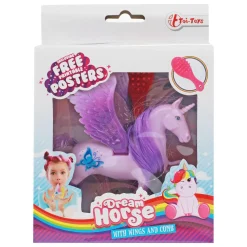 Dream Horse Eenhoorn Speelfiguur Pegasus met Borstel