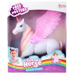 Dream Horse Eenhoorn Speelfiguur met Beweegbare Vleugels