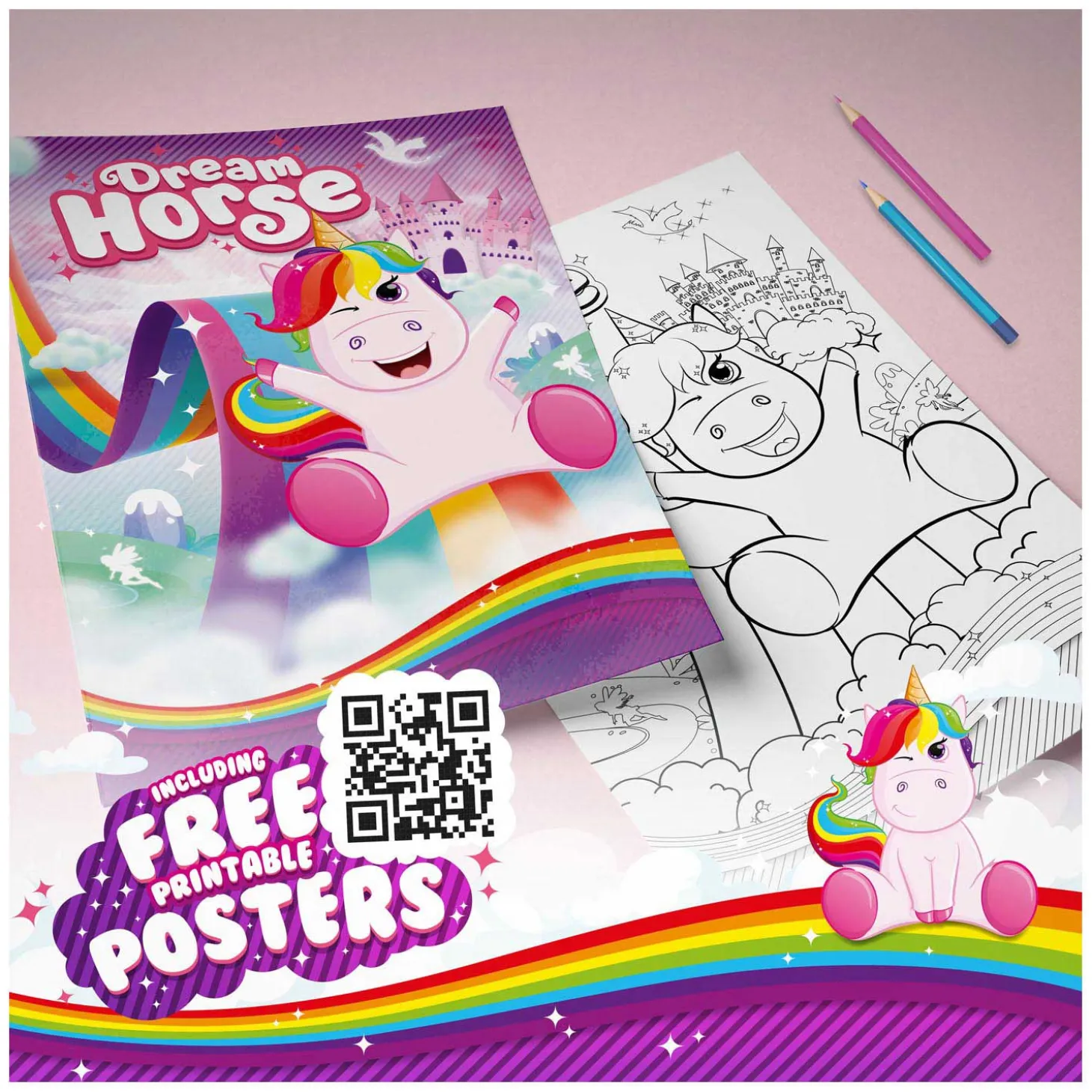 Dream Horse Handventilator en Sproeier Eenhoorn