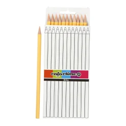 Driehoekige Kleurpotloden - Huidskleur, 12st.