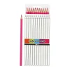 Driehoekige Kleurpotloden - Roze, 12st.