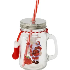 Drinkglas Kerst met Handvat 450ml, 12st.
