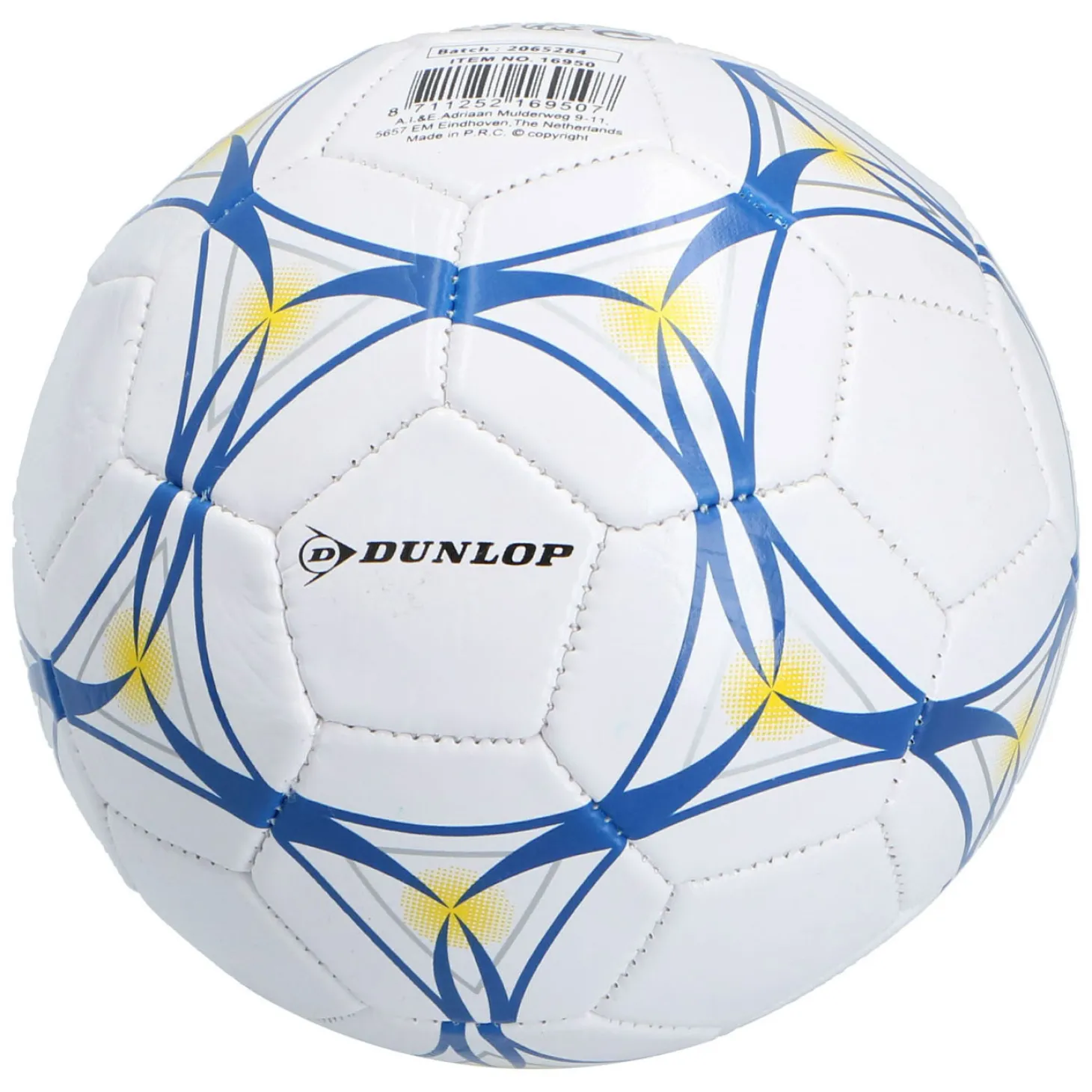 Dunlop Voetbal met Print, 15cm