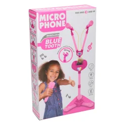 Duo Microfoonstandaard met Licht en Geluid met Bluetooth