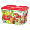 Ecoiffier 100% Chef Hamburgerset, 25dlg.