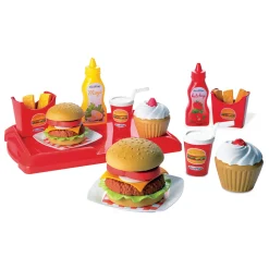 Ecoiffier 100% Chef Hamburgerset, 25dlg.