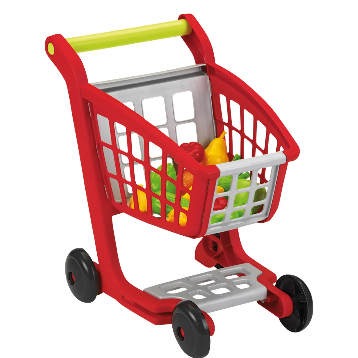 Ecoiffier 100% Chef Winkelwagen met Boodschappen