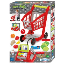 Ecoiffier 100% Winkelwagen, Boodschappen & Kassa