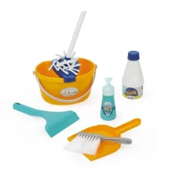 Ecoiffier Clean Home Schoonmaakkar met Stofzuiger