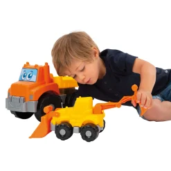 Ecoiffier Kiepwagen en Graafmachine